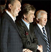 Янукович, Ющенко и Мороз